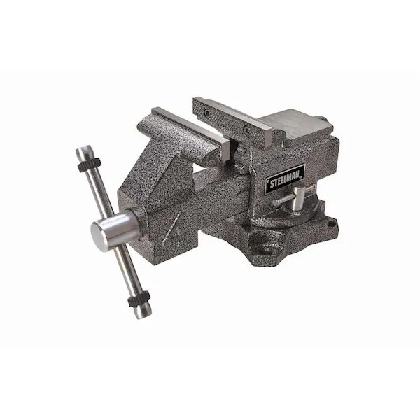 Steelman 4in BENCH VISE WITH 360° SWIVEL BASE 60886 Zoro